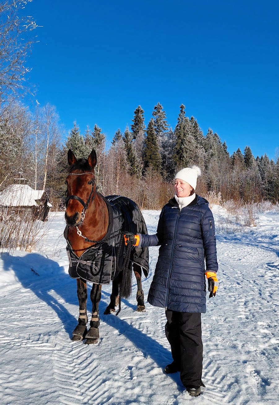 Kävelylenkillä Lyylin kanssa